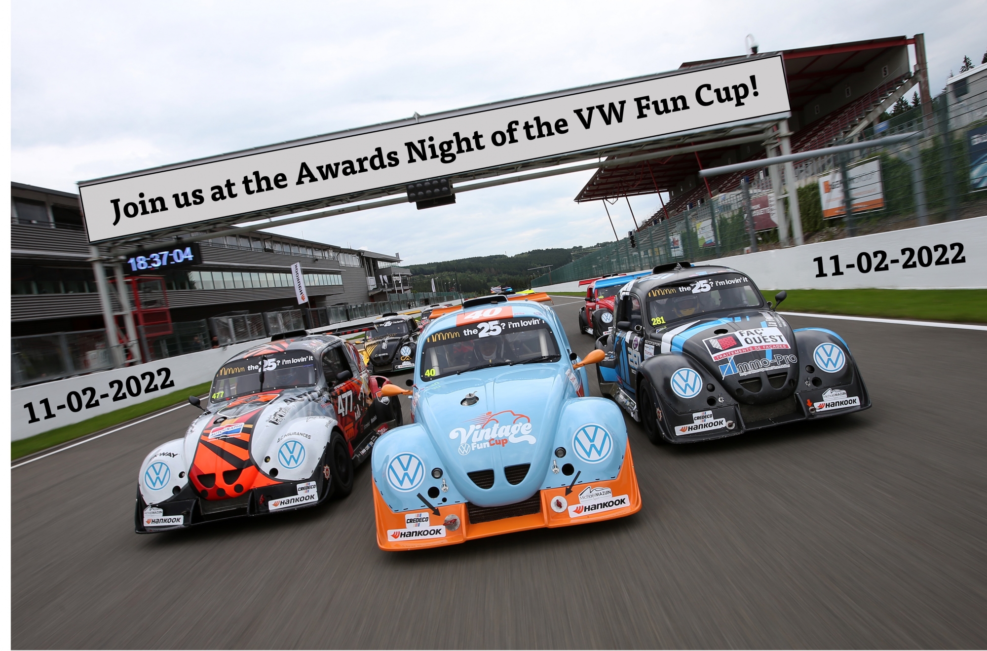 image 1 - De Awards Night van de VW Fun Cup op 11 februari