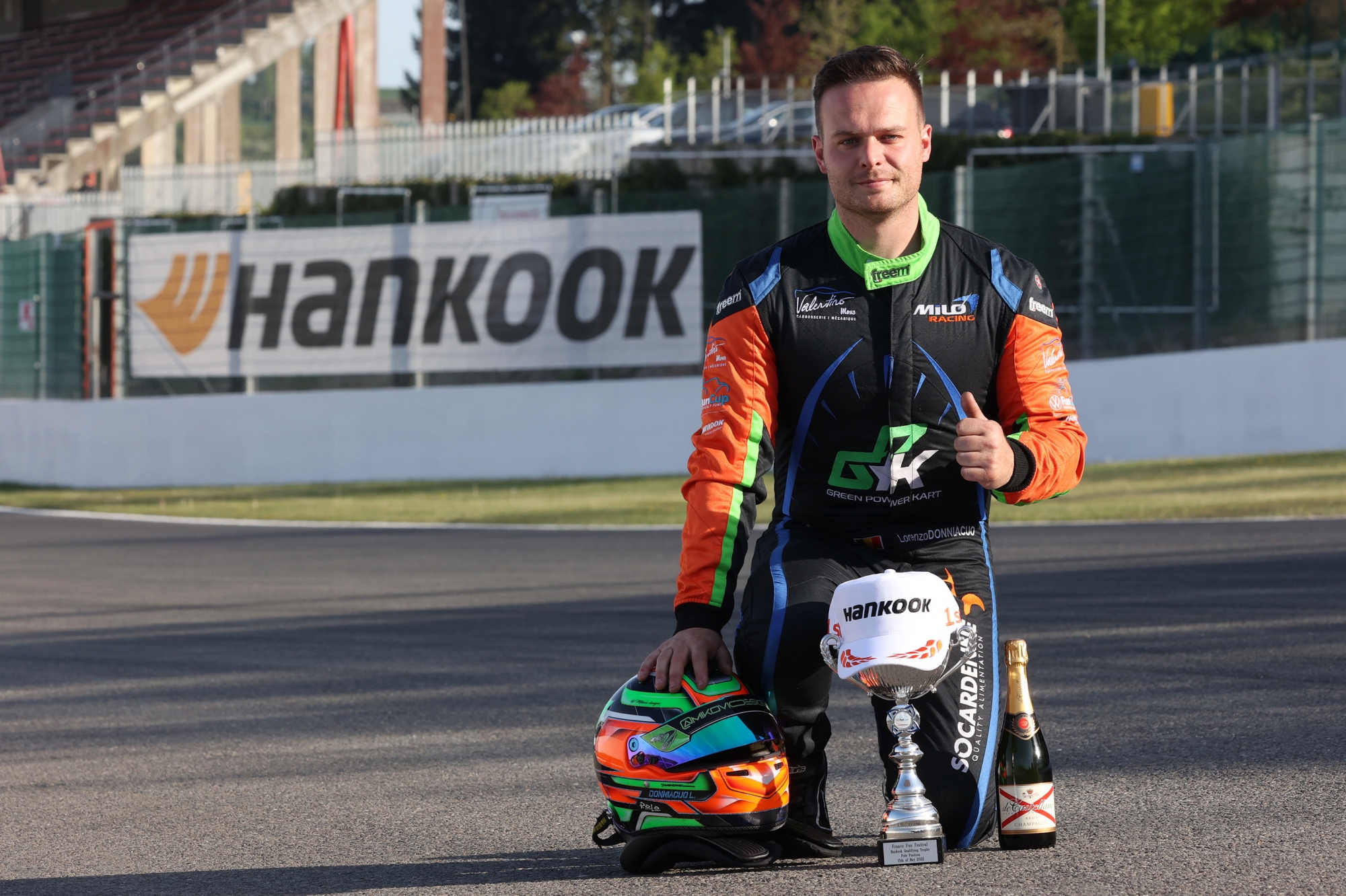 image 0 - Lorenzo Donniacuo (#280 Milo Socardenne) remporte le Hankook Qualifying Trophy à Spa