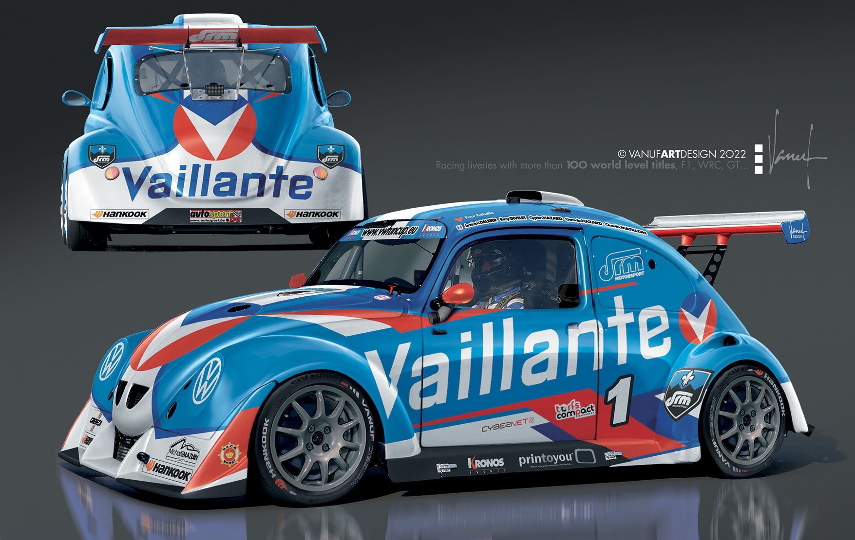 image 0 - Michel Vaillant aan de start van de Hankook 25 Hours met DRM Motorsport