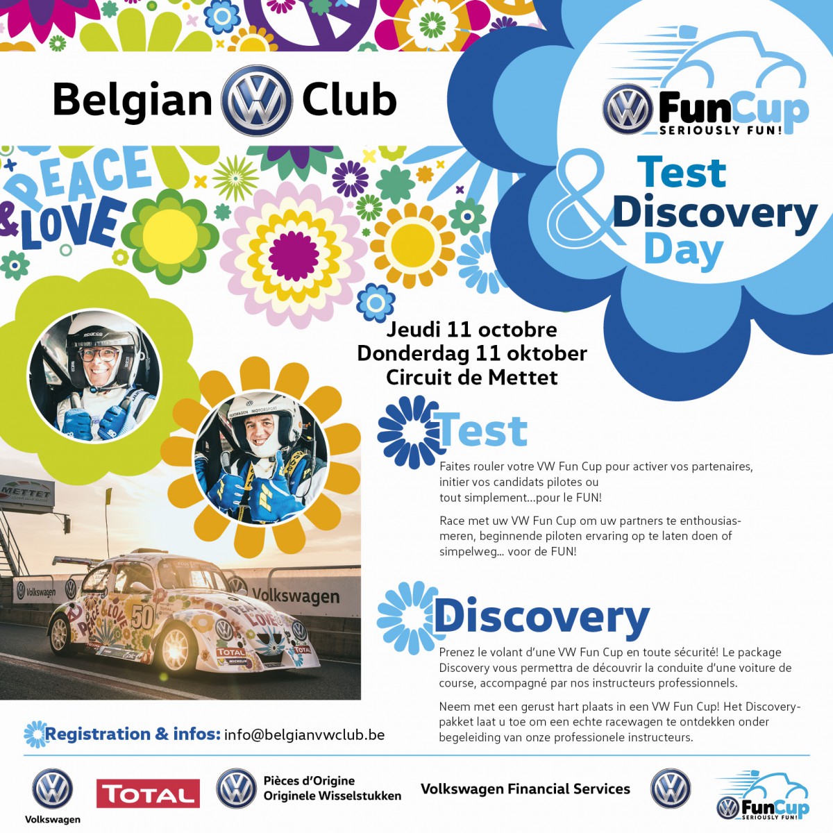 image 0 - Venez découvrir la VW Fun Cup le 11 octobre à Mettet !