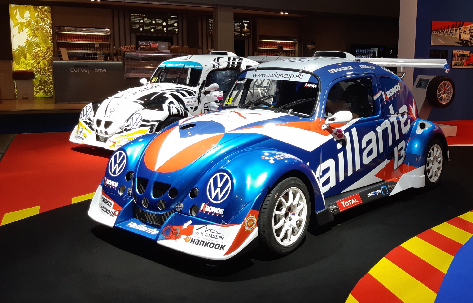 image 1 - Énorme succès pour le stand Win2Race et la VW Fun Cup au Brussels Motor Show !