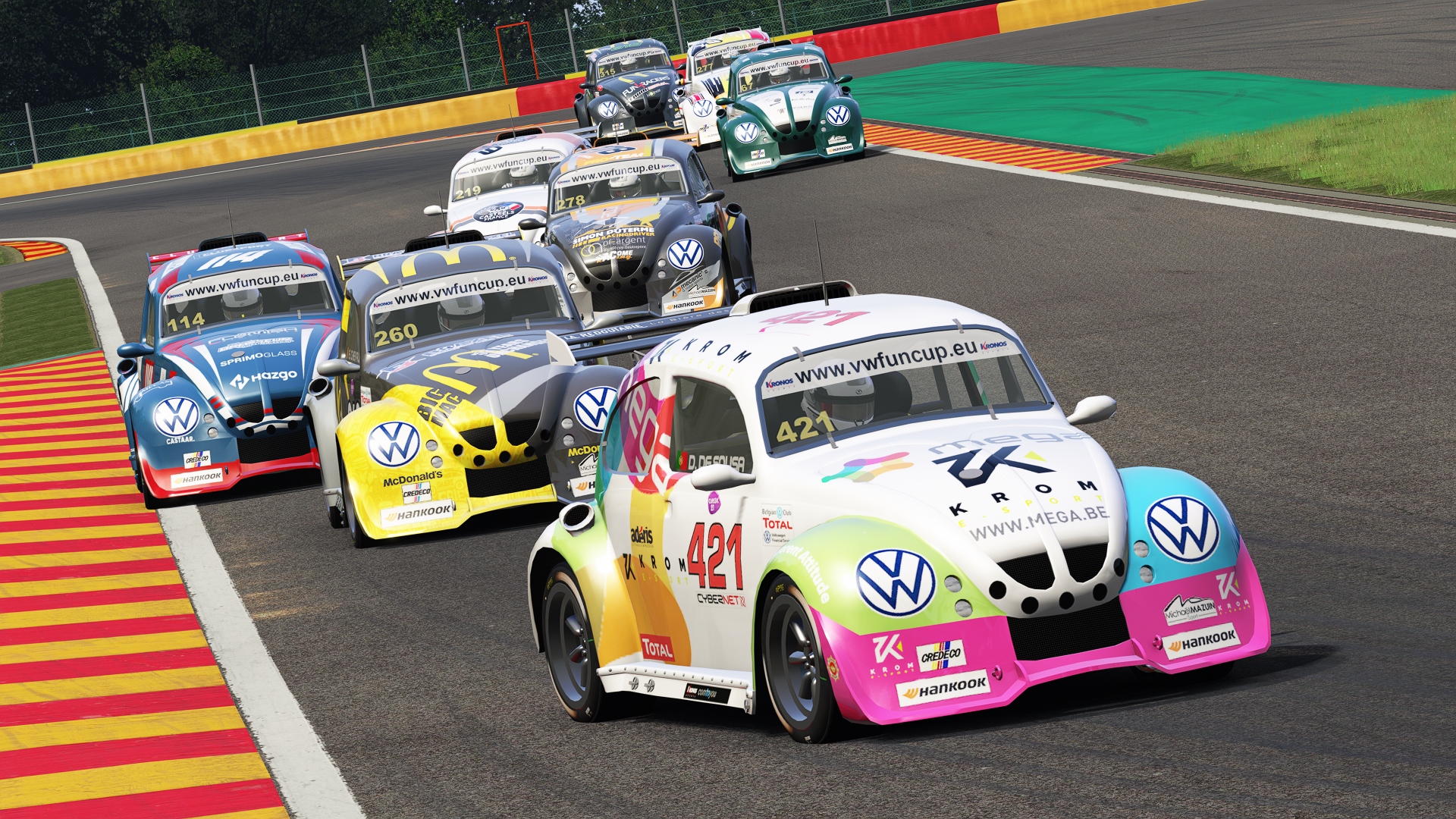 image 1 - VW e-Fun Cup: start van de tweede seizoenshelft in Spa-Francorchamps!